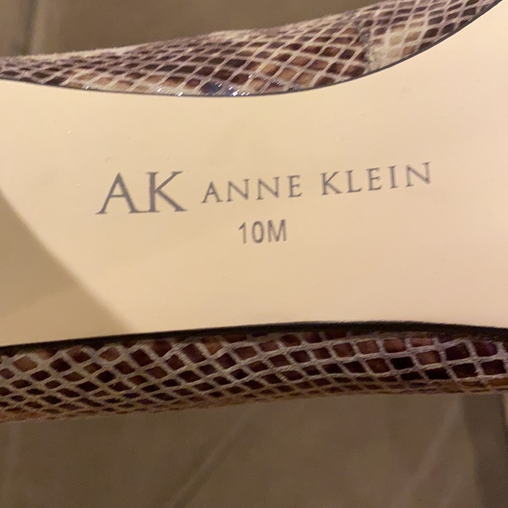 Anne Klein Iflex Python-Embossed Leather Pumps - image 6
